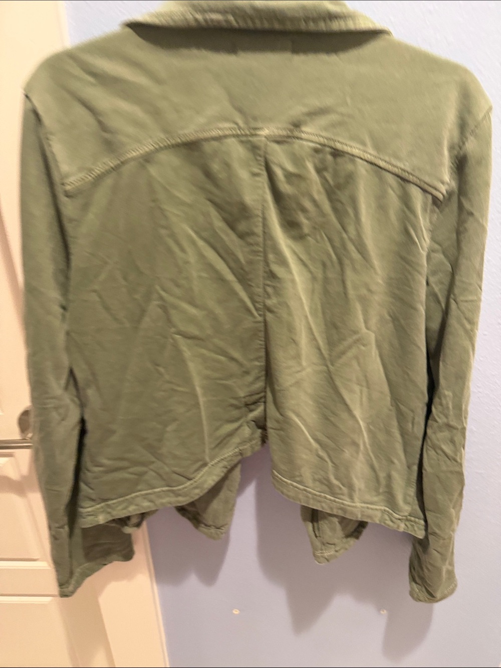 Chaps Olive Utility Drawstring Jacket - Picture 4 of 4